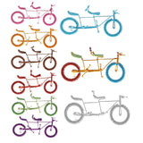 Maxbell Hand Made Metal Craft Bicycle Model Toy Office Desk Home Decor Blue