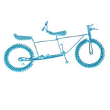 Maxbell Hand Made Metal Craft Bicycle Model Toy Office Desk Home Decor Blue