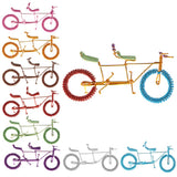 Maxbell Hand Made Metal Craft Bicycle Model Toy Office Desk Home Decor Blue