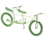 Maxbell Hand Made Metal Craft Bicycle Model Toy Office Desk Home Decor Green