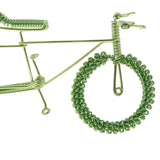 Maxbell Hand Made Metal Craft Bicycle Model Toy Office Desk Home Decor Green
