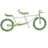 Maxbell Hand Made Metal Craft Bicycle Model Toy Office Desk Home Decor Green
