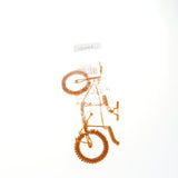 Maxbell Hand Made Metal Craft Bicycle Model Toy Office Desk Home Decor Golden