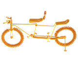 Maxbell Hand Made Metal Craft Bicycle Model Toy Office Desk Home Decor Golden