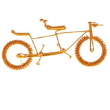 Maxbell Hand Made Metal Craft Bicycle Model Toy Office Desk Home Decor Golden