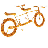 Maxbell Hand Made Metal Craft Bicycle Model Toy Office Desk Home Decor Golden