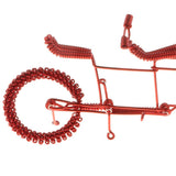 Maxbell Hand Made Metal Craft Bicycle Model Toy Office Desk Home Decor Red