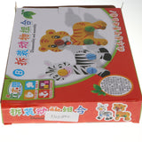 Maxbell Tiger Zebra Animal Assemble Set - Construction Puzzle Screw Nut Building Toy