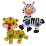 Maxbell Tiger Zebra Animal Assemble Set - Construction Puzzle Screw Nut Building Toy