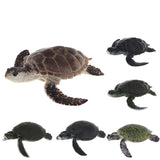 Maxbell Simulation Wild Animal Model Figure Toys Figurine Home Decor Turtlet A