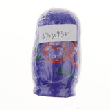 Maxbell 5PCS Russian Nesting Doll Babushka Matryoshka Dolls Hand Painted Purple