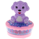 Maxbell Cartoon Rotating Projector Electric Animal with Music & Light Pink Dog