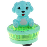 Maxbell Cartoon Rotating Projector Electric Animal with Music & Light Green Dog