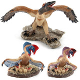 Maxbell Realistic Jurassic Dinosaur Model Figure Kids Toy Gift  Blue Oviraptor