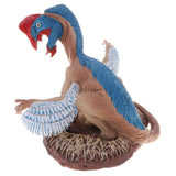 Maxbell Realistic Jurassic Dinosaur Model Figure Kids Toy Gift  Blue Oviraptor