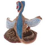 Maxbell Realistic Jurassic Dinosaur Model Figure Kids Toy Gift  Blue Oviraptor