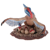 Maxbell Realistic Jurassic Dinosaur Model Figure Kids Toy Gift  Blue Oviraptor