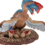 Maxbell Realistic Jurassic Dinosaur Model Figure Kids Toy Gift  Blue Oviraptor