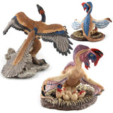 Maxbell Realistic Jurassic Dinosaur Model Figure Kids Toy Gift  Blue Oviraptor