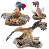 Maxbell Realistic Jurassic Dinosaur Model Figure Kids Toy Gift  Blue Oviraptor