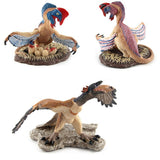Maxbell Realistic Jurassic Dinosaur Model Figure Kids Toy Gift  Blue Oviraptor