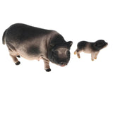 Maxbell Plastic Piggy Model Figurine Action Figure Kids Toy Gift Ornament Set of 4
