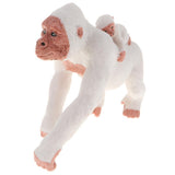 Maxbell Lifelike Wild Animal Model Figure Toy Figurine Home Decor White Orangutan