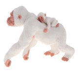 Maxbell Lifelike Wild Animal Model Figure Toy Figurine Home Decor White Orangutan
