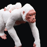 Maxbell Lifelike Wild Animal Model Figure Toy Figurine Home Decor White Orangutan