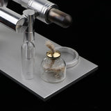 Maxbell Single Cylinder Stirling Engine Model Light Lamp Electricity Generator Kits