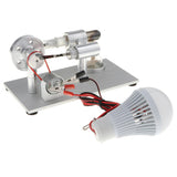 Maxbell Single Cylinder Stirling Engine Model Light Lamp Electricity Generator Kits
