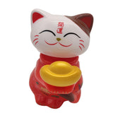 Maxbell Solar Powered Dancing Toy Cute Bobblehead Fortune Cat Sun Dancer C