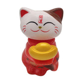 Maxbell Solar Powered Dancing Toy Cute Bobblehead Fortune Cat Sun Dancer C