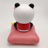 Maxbell Solar Powered Dancing Toy Cute Bobblehead Panda Sun Dancer Red