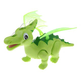 Maxbell Cartoon Electronic Walking Dinosaur with Sounds & Lights Kids Toy  Green