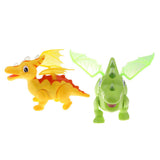 Maxbell Cartoon Electronic Walking Dinosaur with Sounds & Lights Kids Toy  Green