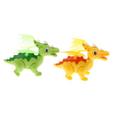 Maxbell Cartoon Electronic Walking Dinosaur with Sounds & Lights Kids Toy  Green