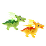 Maxbell Cartoon Electronic Walking Dinosaur with Sounds & Lights Kids Toy  Green