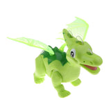 Maxbell Cartoon Electronic Walking Dinosaur with Sounds & Lights Kids Toy  Green