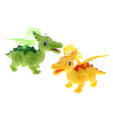 Maxbell Cartoon Electronic Walking Dinosaur with Sounds & Lights Kids Toy  Green