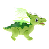 Maxbell Cartoon Electronic Walking Dinosaur with Sounds & Lights Kids Toy  Green