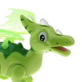 Maxbell Cartoon Electronic Walking Dinosaur with Sounds & Lights Kids Toy  Green