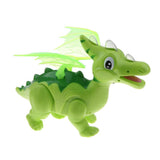 Maxbell Cartoon Electronic Walking Dinosaur with Sounds & Lights Kids Toy  Green