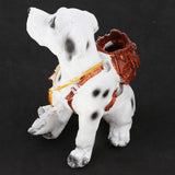 Maxbell Animal Resin Dog Puppy Model Figure Kid Educational Toy Home Decor Brown Bag Dog