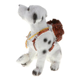 Maxbell Animal Resin Dog Puppy Model Figure Kid Educational Toy Home Decor Brown Bag Dog