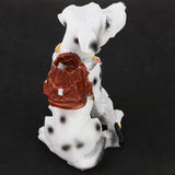 Maxbell Animal Resin Dog Puppy Model Figure Kid Educational Toy Home Decor Brown Bag Dog