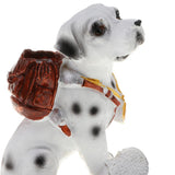 Maxbell Animal Resin Dog Puppy Model Figure Kid Educational Toy Home Decor Brown Bag Dog