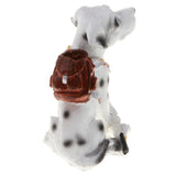 Maxbell Animal Resin Dog Puppy Model Figure Kid Educational Toy Home Decor Brown Bag Dog