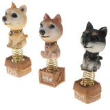 Maxbell Dog Puppy Animal Figure Toy Doll Home Car Auto Interior Decor Brown