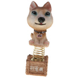 Maxbell Dog Puppy Animal Figure Toy Doll Home Car Auto Interior Decor Brown